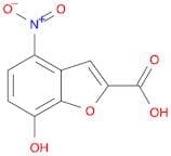 2-Benzofurancarboxylic acid, 7-hydroxy-4-nitro-