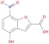 2-Benzofurancarboxylic acid, 4-hydroxy-7-nitro-