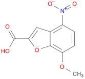 2-Benzofurancarboxylic acid, 7-methoxy-4-nitro-