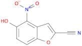 2-Benzofurancarbonitrile, 5-hydroxy-4-nitro-