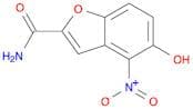 2-Benzofurancarboxamide, 5-hydroxy-4-nitro-