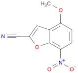 2-Benzofurancarbonitrile, 4-methoxy-7-nitro-