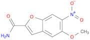 2-Benzofurancarboxamide, 5-methoxy-6-nitro-