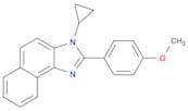 3H-Naphth[1,2-d]imidazole, 3-cyclopropyl-2-(4-methoxyphenyl)-
