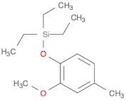Silane, triethyl(2-methoxy-4-methylphenoxy)-