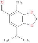 1,3-Benzodioxole-5-carboxaldehyde, 4-methyl-7-(1-methylethyl)-
