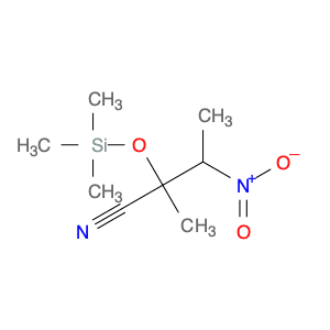 Butanenitrile, 2-methyl-3-nitro-2-[(trimethylsilyl)oxy]-
