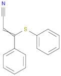 2-Propenenitrile, 3-phenyl-3-(phenylthio)-