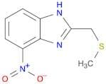 1H-Benzimidazole, 2-[(methylthio)methyl]-4-nitro-