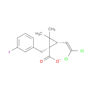 Cyclopropanecarboxylicacid, 3-(2,2-dichloroethenyl)-2,2-dimethyl-, (3-iodophenyl)methyl ester,(1R,…