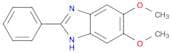 1H-Benzimidazole, 5,6-dimethoxy-2-phenyl-