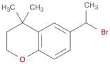 2H-1-Benzopyran, 6-(1-bromoethyl)-3,4-dihydro-4,4-dimethyl-