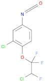 Benzene, 2-chloro-1-(2-chloro-1,1,2-trifluoroethoxy)-4-isocyanato-