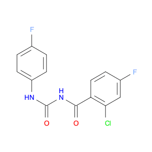 Benzamide, 2-chloro-4-fluoro-N-[[(4-fluorophenyl)amino]carbonyl]-