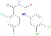 Benzamide, 2-chloro-N-[[(3,4-dichlorophenyl)amino]carbonyl]-4-fluoro-