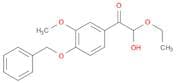 Ethanone, 2-ethoxy-2-hydroxy-1-[3-methoxy-4-(phenylmethoxy)phenyl]-