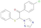 Ethanone, 1-(4-chlorophenyl)-2-(phenylthio)-2-(1H-1,2,4-triazol-1-yl)-