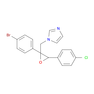 1H-Imidazole, 1-[[2-(4-bromophenyl)-3-(4-chlorophenyl)oxiranyl]methyl]-