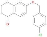 1(2H)-Naphthalenone, 6-[(4-chlorophenyl)methoxy]-3,4-dihydro-