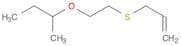 Butane, 2-[2-(2-propenylthio)ethoxy]-