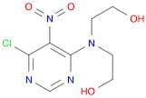 Ethanol, 2,2'-[(6-chloro-5-nitro-4-pyrimidinyl)imino]bis-