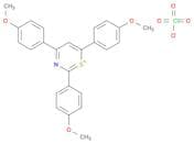 1,3-Thiazin-1-ium, 2,4,6-tris(4-methoxyphenyl)-, perchlorate