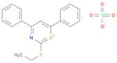 1,3-Thiazin-1-ium, 2-(ethylthio)-4,6-diphenyl-, perchlorate