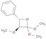 Oxetane, 2,2,3-trimethoxy-4-phenyl-, trans-
