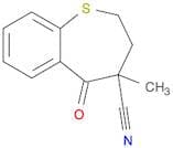 1-Benzothiepin-4-carbonitrile, 2,3,4,5-tetrahydro-4-methyl-5-oxo-