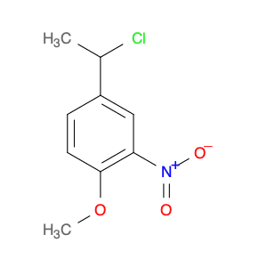 Benzene, 4-(1-chloroethyl)-1-methoxy-2-nitro-