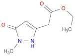 1H-Pyrazole-3-acetic acid, 2,5-dihydro-1-methyl-5-oxo-, ethyl ester