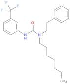 Urea, N-heptyl-N-(2-phenylethyl)-N'-[3-(trifluoromethyl)phenyl]-