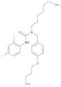 Urea, N-[(4-butoxyphenyl)methyl]-N'-(2,4-difluorophenyl)-N-heptyl-
