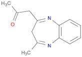 2-Propanone, 1-(4-methyl-3H-1,5-benzodiazepin-2-yl)-