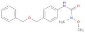 Urea, N-methoxy-N-methyl-N'-[4-[(phenylmethoxy)methyl]phenyl]-