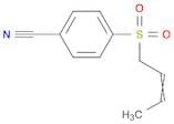 Benzonitrile, 4-(2-butenylsulfonyl)-