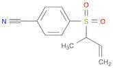 Benzonitrile, 4-[(1-methyl-2-propenyl)sulfonyl]-