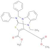 1-ETHYL-1,3-DIHYDRO-2'-(PHENYLIMINO)-3-BENZYL-SPIRO[2H-BENZO[D]IMIDAZOLE-2,3'(2'H)-THIOPHENE]-4',5…