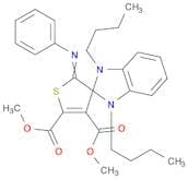1,3-DIBUTYL-1,3-DIHYDRO-2'-(PHENYLIMINO)-SPIRO[2H-BENZO[D]IMIDAZOLE-2,3'(2'H)-THIOPHENE]-4',5'-DIC…
