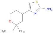 2-Thiazolamine, 4-(2-ethyltetrahydro-2-methyl-2H-pyran-4-yl)-