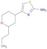 2-Thiazolamine, 4-(tetrahydro-2-propyl-2H-pyran-4-yl)-