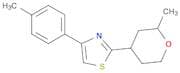 Thiazole, 4-(4-methylphenyl)-2-(tetrahydro-2-methyl-2H-pyran-4-yl)-