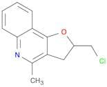 Furo[3,2-c]quinoline, 2-(chloromethyl)-2,3-dihydro-4-methyl-