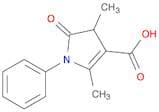 1H-Pyrrole-3-carboxylic acid, 4,5-dihydro-2,4-dimethyl-5-oxo-1-phenyl-