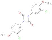 1,3-Diazetidine-2,4-dione, 1,3-bis(3-chloro-4-methoxyphenyl)-