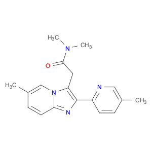 N,N,6-TRIMETHYL-2-(5-METHYL-PYRIDIN-2-YL)IMIDAZO[1,2-A]PYRIDINE-3-ACETAMIDE