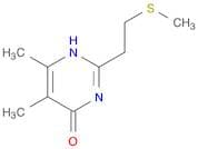 5,6-Dimethyl-2-(2-(methylthio)ethyl)pyrimidin-4(1H)-one