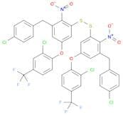 Disulfide, (4-chlorophenyl)methyl5-[2-chloro-4-(trifluoromethyl)phenoxy]-2-nitrophenyl