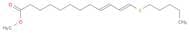 9,11-Dodecadienoic acid, 12-(pentylthio)-, methyl ester, (E,E)-