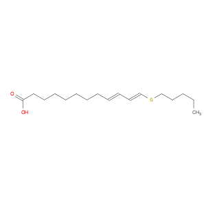 9,11-Dodecadienoic acid, 12-(pentylthio)-, (E,E)-